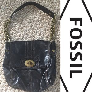 Fossil leather purse
